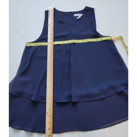BCBGeneration Dark Navy Tank Blouse - Picture 9 of 9